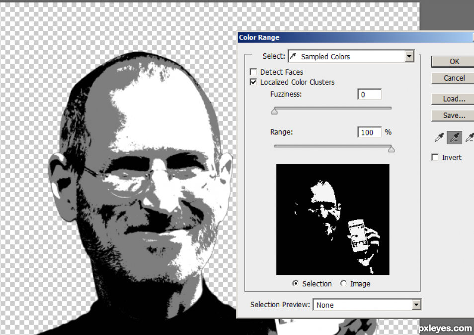 Creation of Steve Jobs: Step 3