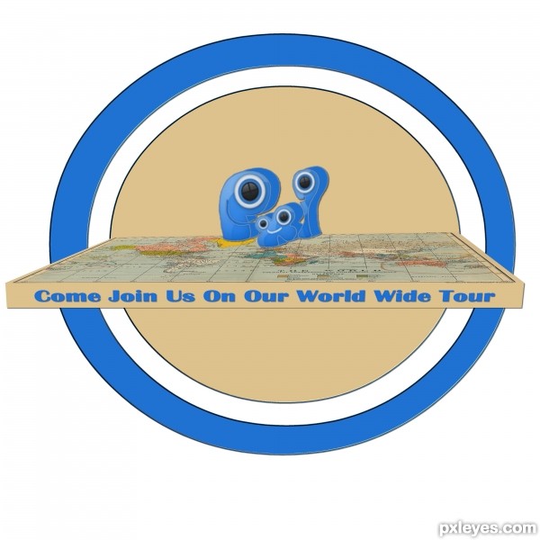 Creation of Pxleyes.com World Tour: Step 5