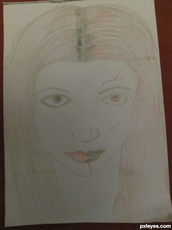 Creation of The Face with Two Sides: Step 5