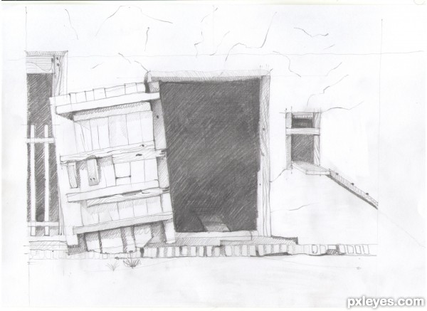 Creation of The beauty of old: Step 4