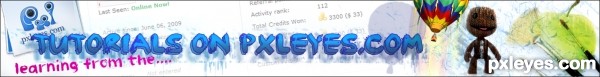 Tutorial PXLEYES banner