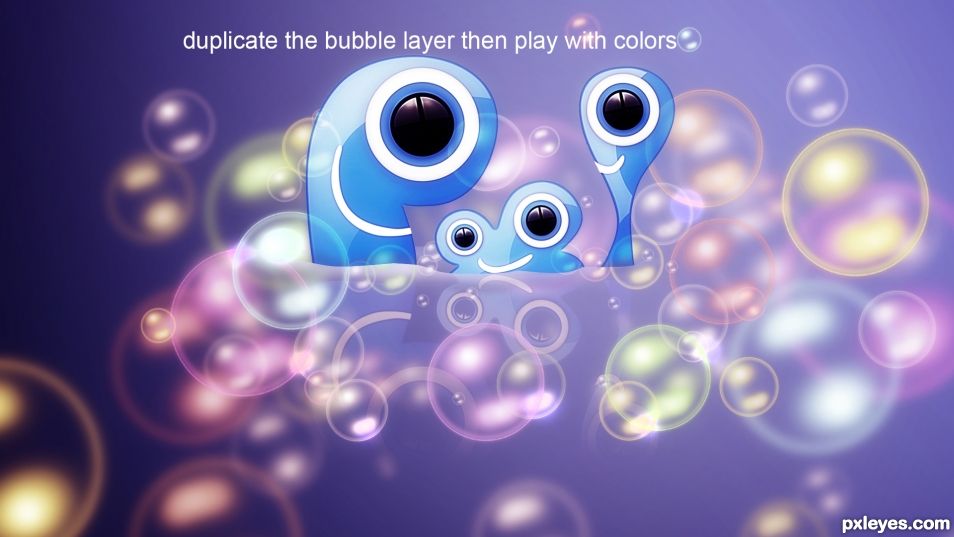 Creation of Bubbles: Step 5