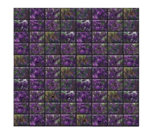 Creation of Display Backboard Quilt: Step 13