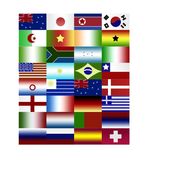 Creation of World Cup quilt: Step 4