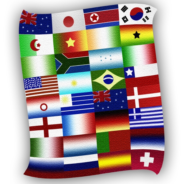 Creation of World Cup quilt: Step 5