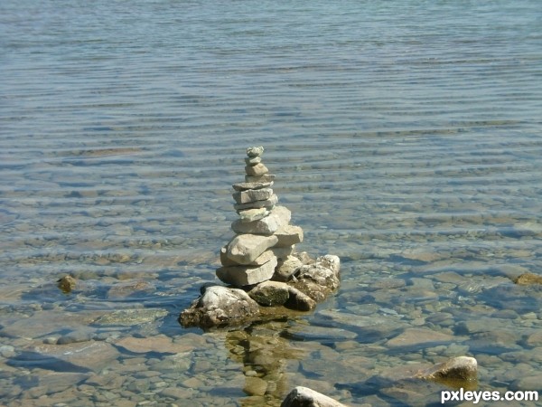 Ripples and some Rocks 