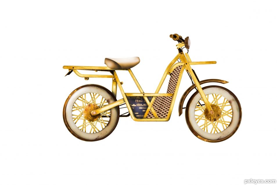 Creation of Gold Bicycle: Step 3