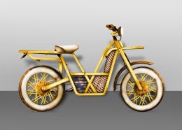 Gold Bicycle