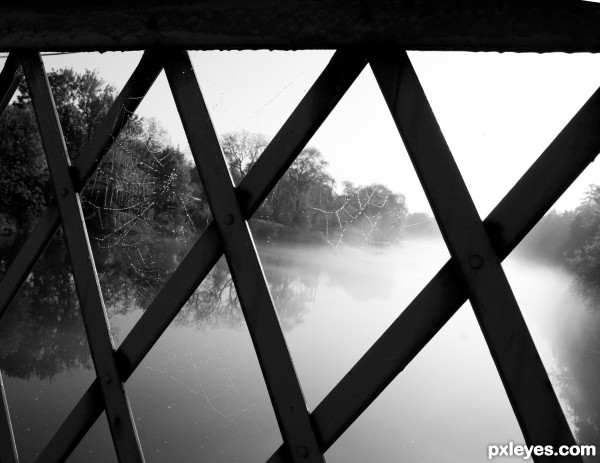 Morning on a bridge