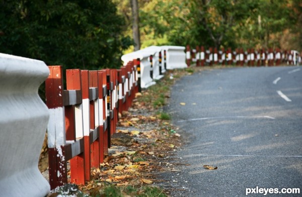 Railing @ hill side