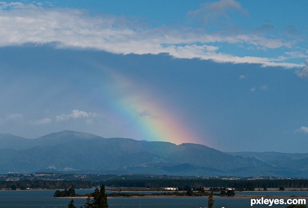 Nice fat rainbow