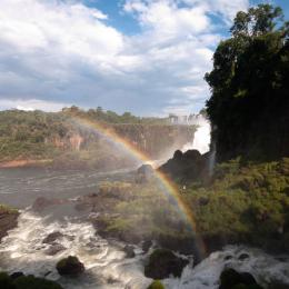 Waterfall rainbow