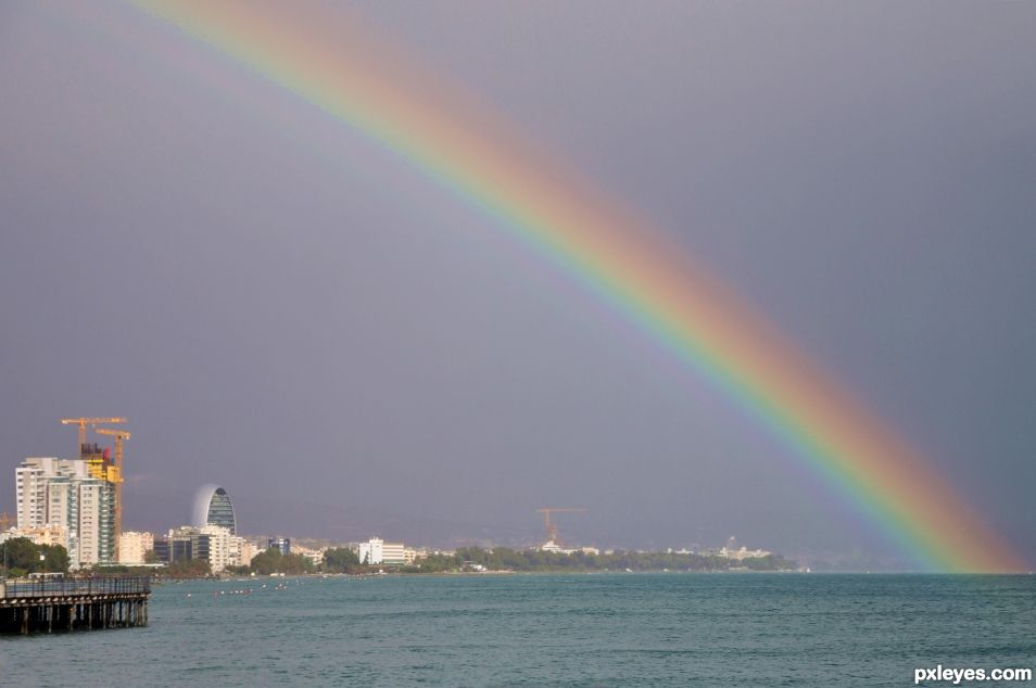 "To enjoy the rainbow, first enjoy the rain"