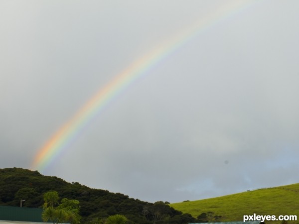 rainbow in the bays