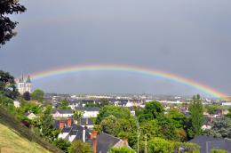 Over city of Blois Picture