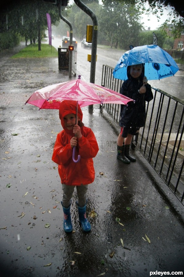 Waiting for Olympic torch relay 2012...