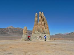 hand in the desert