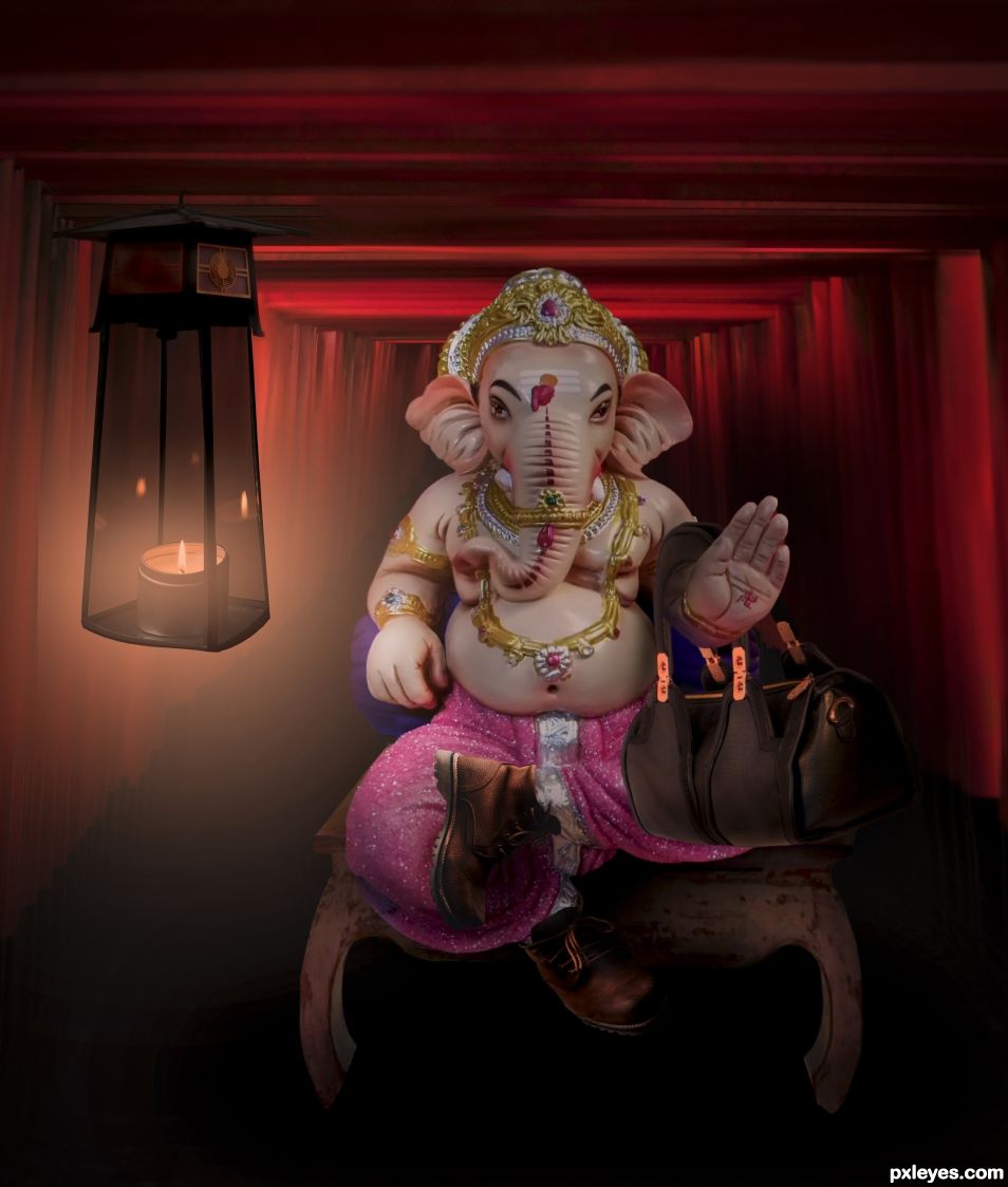 Ganesh blessing