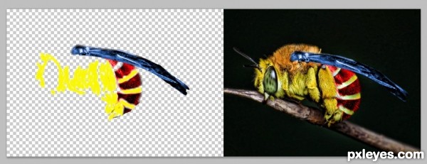 Creation of Galaga Bee: Step 2