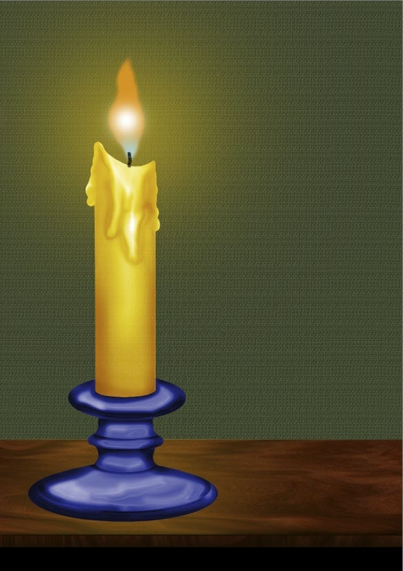 drawing guide the making of burning candle pxleyes com create your own background