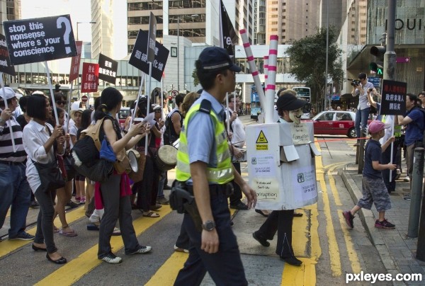 Protest march