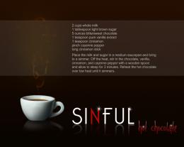 Sinful Hot Chocolate