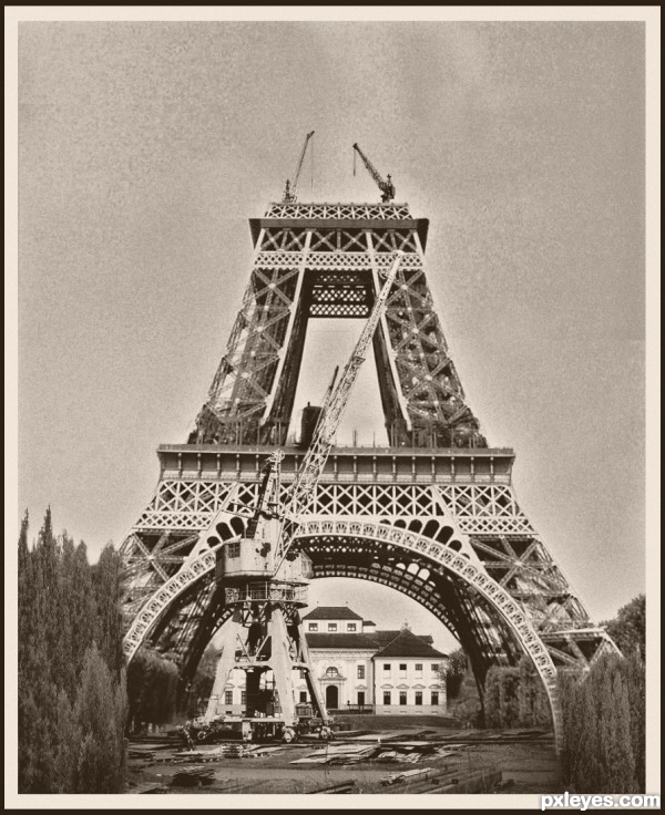 Creation of Eiffel Tower - July 1888: Final Result