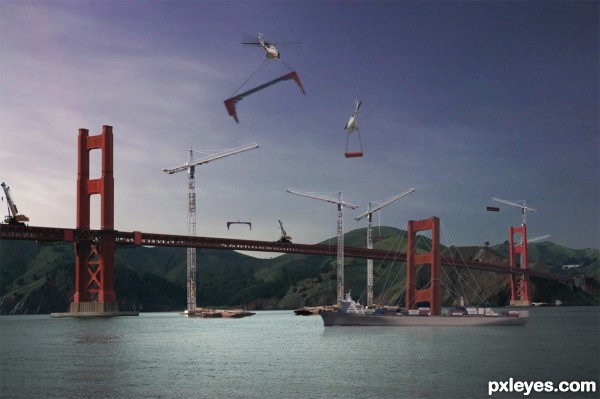 Creation of Golden Gate : Final Result