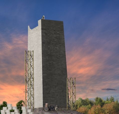 Creation of Washington Monument - 1884: Step 8