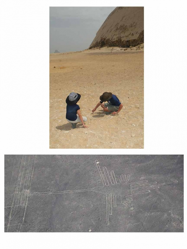 Creation of Nazca Lines...: Step 1