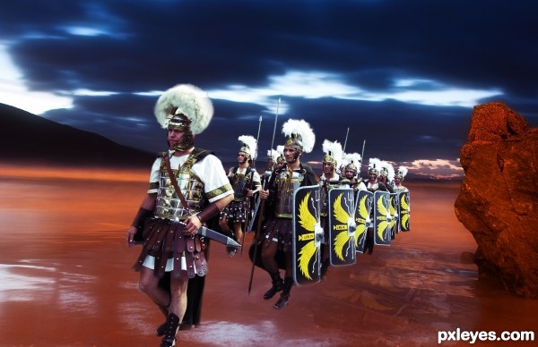 Creation of Roman Soldiers: Step 3
