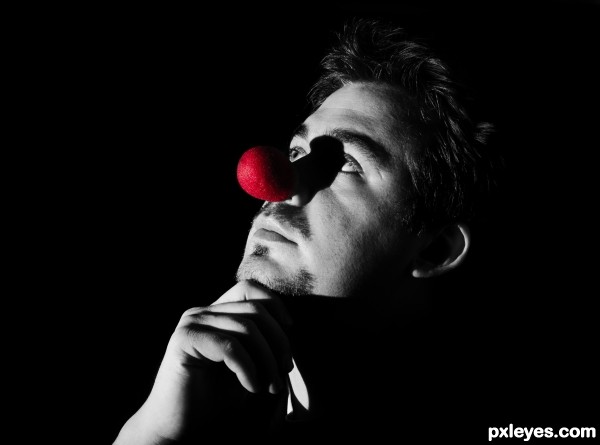 Dr. Bobo, Clown Philosopher photoshop picture)