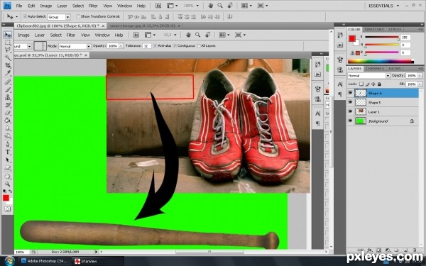 Creation of After a good day !: Step 2