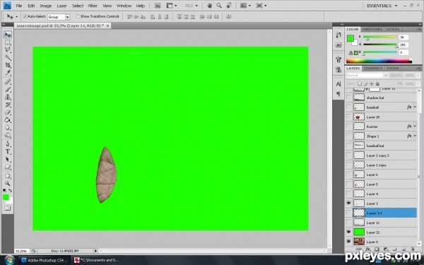 Creation of After a good day !: Step 4