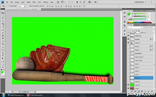 Creation of After a good day !: Step 9