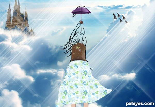 Creation of Flying girl.......: Step 10