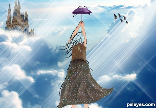 Creation of Flying girl.......: Step 13
