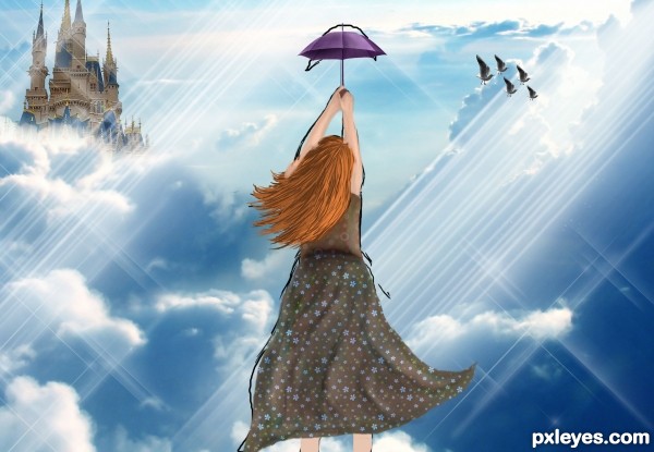 Creation of Flying girl.......: Step 15