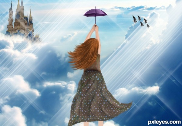 Creation of Flying girl.......: Step 17