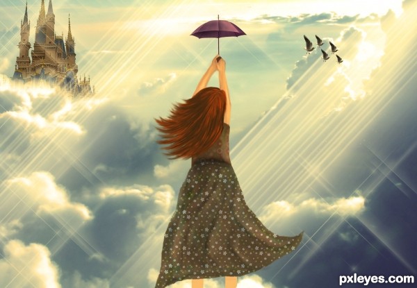 Creation of Flying girl.......: Step 19