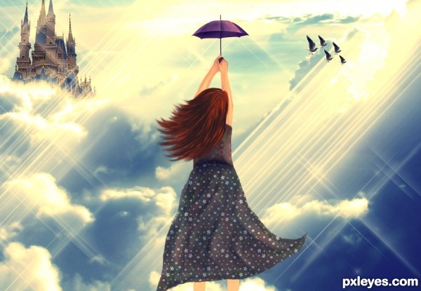 Creation of Flying girl.......: Step 20
