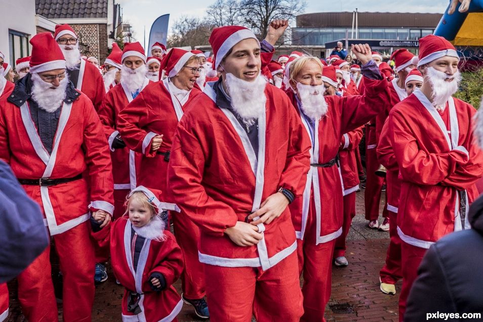 The Santa run