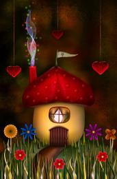 Little Mushroom House