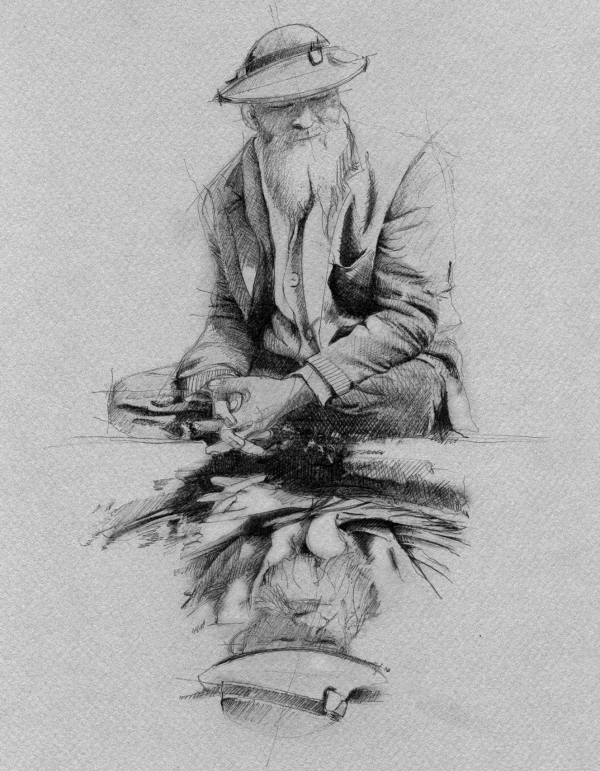 Creation of In meditation: Step 1