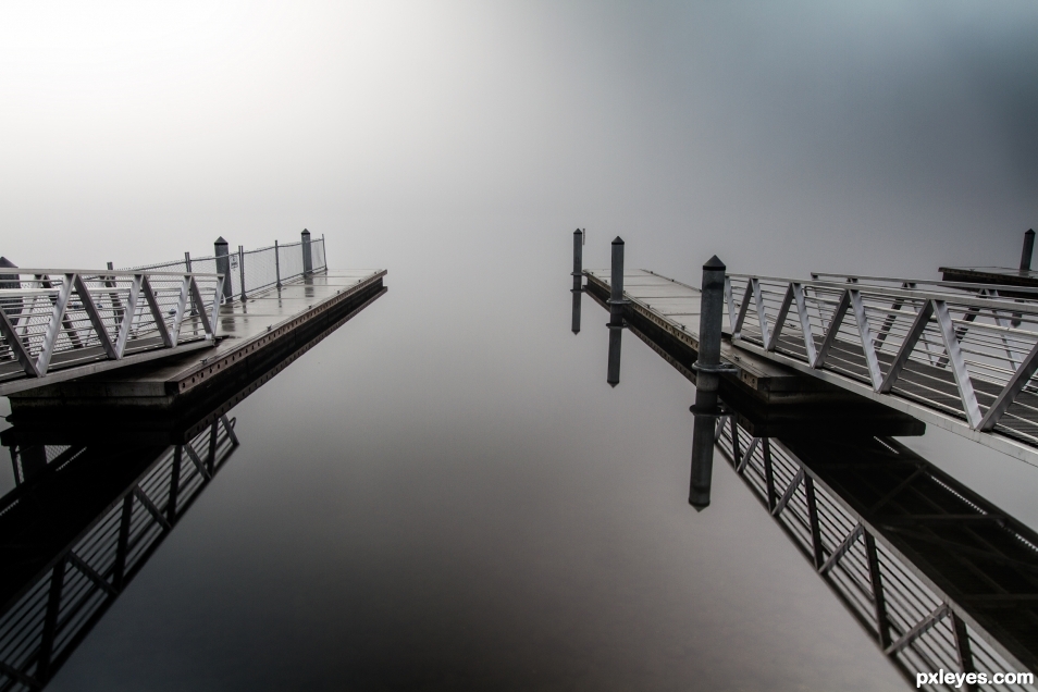 Lonely Morning at the Dock