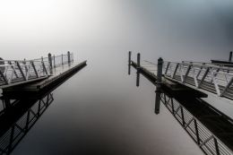 Lonely Morning at the Dock