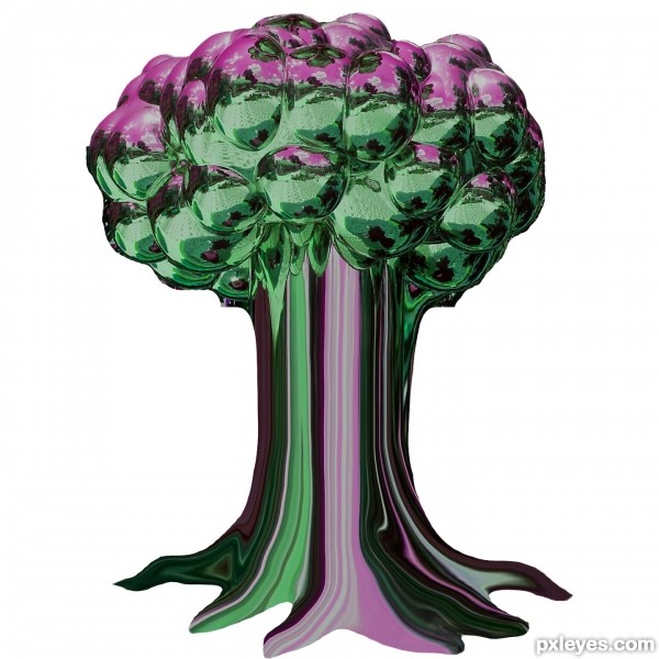 Creation of From Bubbles to Blossoms: Step 5