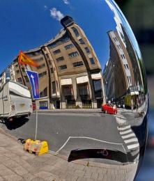 "Fisheye" on the street