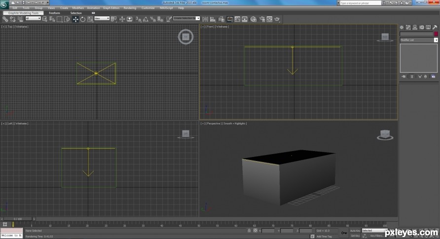 Creation of Reflective Shpere in Reflective Cage: Step 1