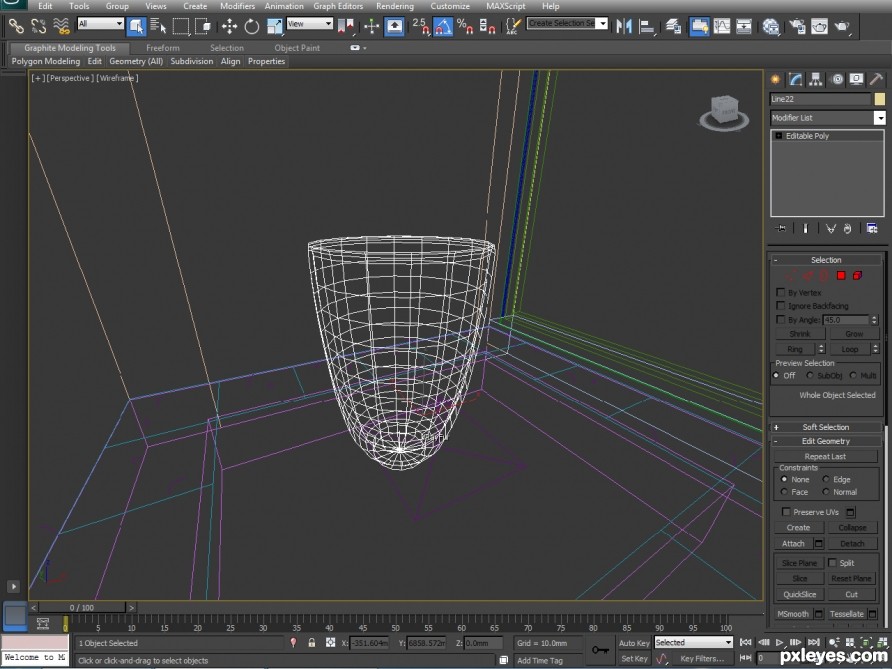 Creation of Save Water Showpiece: Step 2